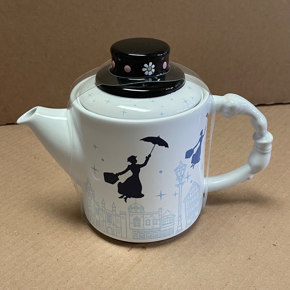 Disney Parks 2022 Epcot Mary Poppins Practically Perfect Teacup Saucer Set NWT